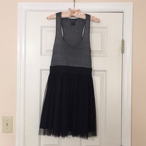 Black and grey sparkly dress